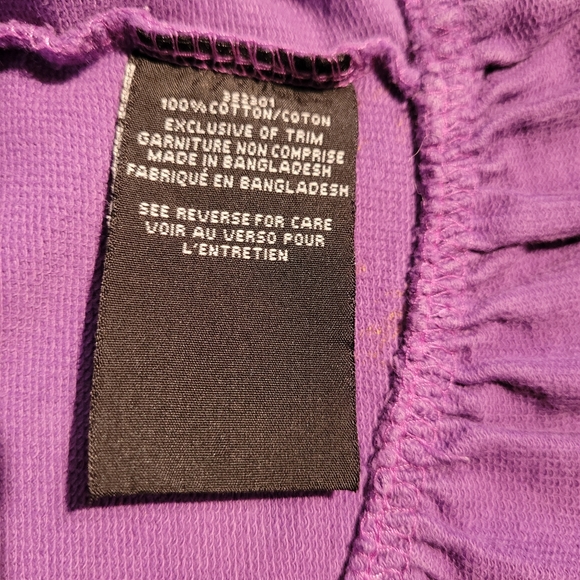 5T Calvin Klein Purple sweatshirt jacket - Picture 6 of 8